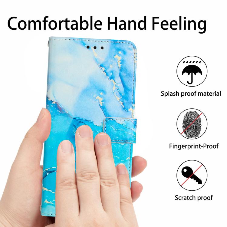 Painted Marble Pattern Leather Phone Case, For Realme Narzo 80 Lite 4G, For Realme 15 / 15 Pro, For Realme 14 / P3 5G / 14T 5G, For Realme 12 5G / 13 5G Global, For Realme C63 / C61 / Note 60, For Realme 13+ 5G Global                                   ...