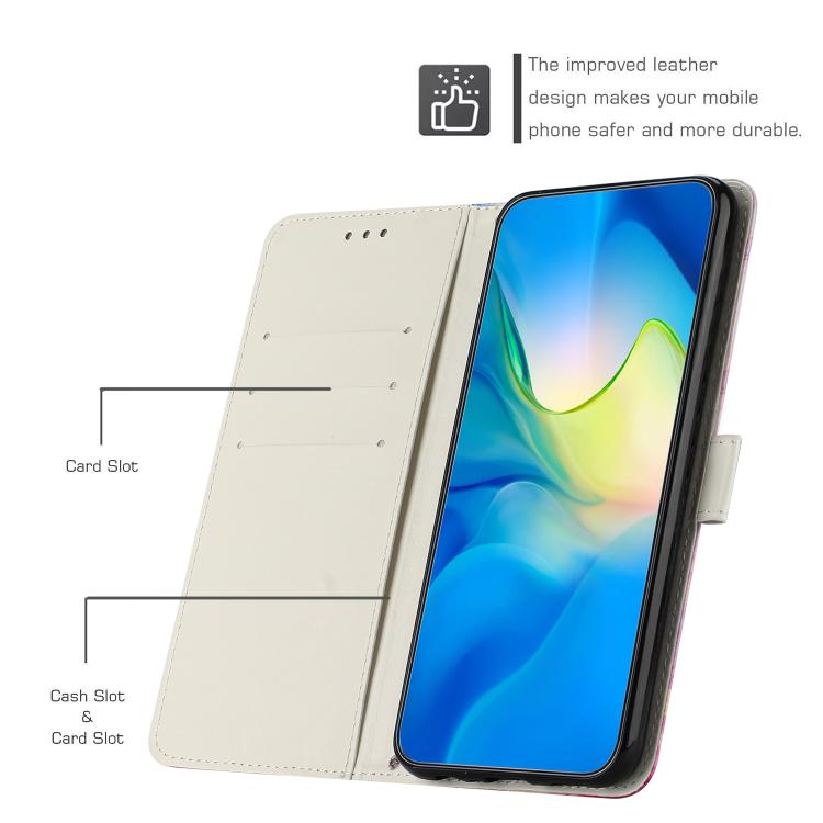 Painted Marble Pattern Leather Phone Case, For Realme Narzo 80 Lite 4G, For Realme 15 / 15 Pro, For Realme 14 / P3 5G / 14T 5G, For Realme 12 5G / 13 5G Global, For Realme C63 / C61 / Note 60, For Realme 13+ 5G Global                                   ...