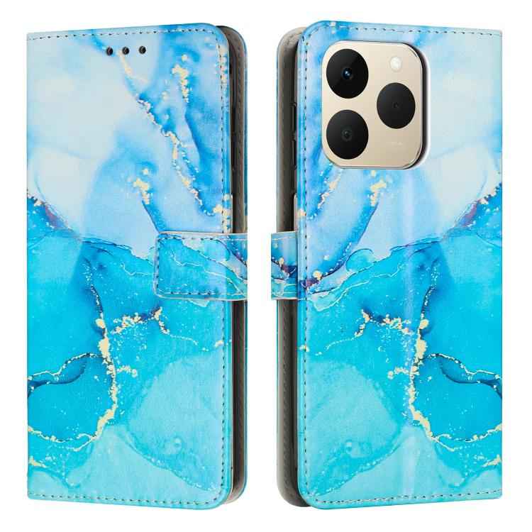 Painted Marble Pattern Leather Phone Case, For Realme 15T 5G, For Realme Narzo 80 Lite 4G, For Realme 15 / 15 Pro, For Realme 14 / P3 5G / 14T 5G, For Realme 12 5G / 13 5G Global, For Realme C63 / C61 / Note 60, For Realme 13+ 5G Global                ...