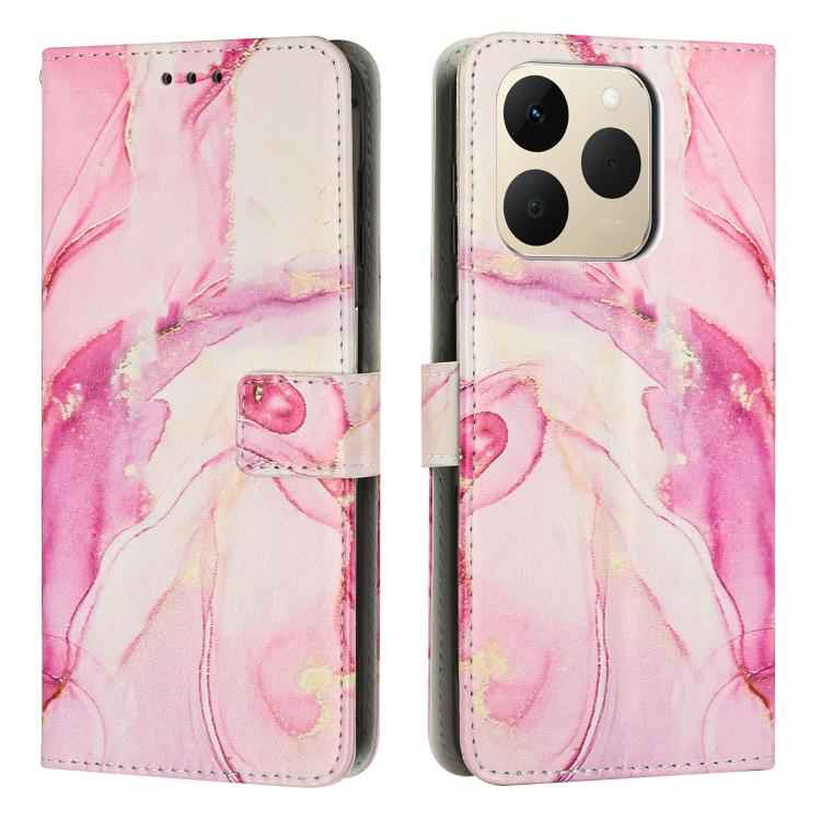 Painted Marble Pattern Leather Phone Case, For Realme 15T 5G, For Realme Narzo 80 Lite 4G, For Realme 15 / 15 Pro, For Realme 14 / P3 5G / 14T 5G, For Realme 12 5G / 13 5G Global, For Realme C63 / C61 / Note 60, For Realme 13+ 5G Global                ...