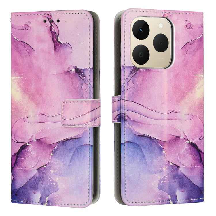 Painted Marble Pattern Leather Phone Case, For Realme 15T 5G, For Realme Narzo 80 Lite 4G, For Realme 15 / 15 Pro, For Realme 14 / P3 5G / 14T 5G, For Realme 12 5G / 13 5G Global, For Realme C63 / C61 / Note 60, For Realme 13+ 5G Global                ...