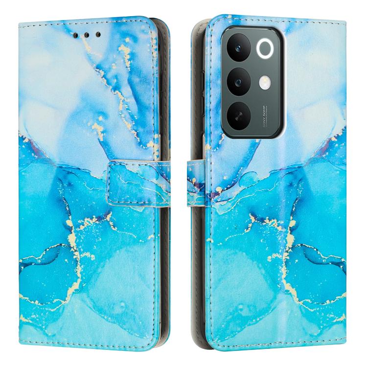 Painted Marble Pattern Leather Phone Case, For Realme C85 5G / 15x 5G India, For Realme C85 Pro 4G, For Realme 15T 5G, For Realme Narzo 80 Lite 4G, For Realme 15 / 15 Pro, For Realme 14 / P3 5G / 14T 5G, For Realme 12 5G / 13 5G Global                 ...