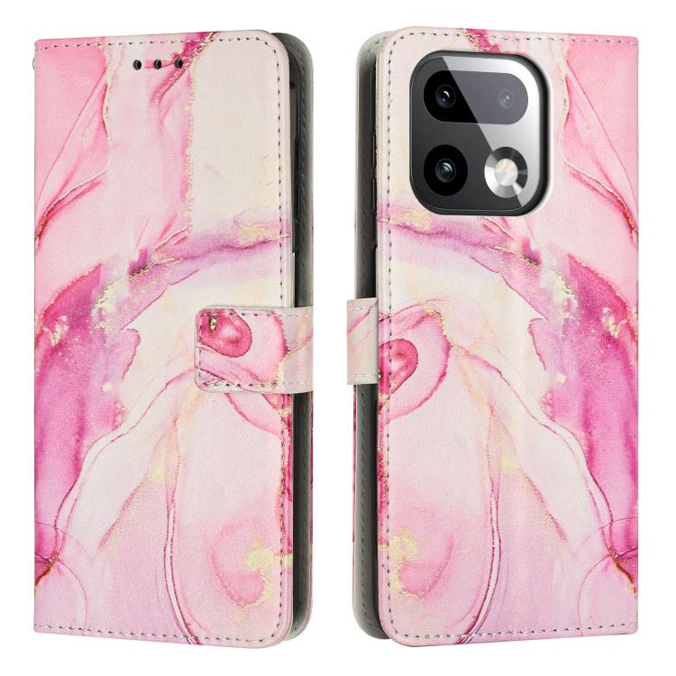 Painted Marble Pattern Leather Phone Case, For Realme P4 Power 5G, For Realme 16 5G, For Realme 16 Pro+ 5G, For Realme 16 Pro 5G, For Realme C85 5G / 15x 5G India, For Realme C85 Pro 4G, For Realme 15T 5G, For Realme Narzo 80 Lite 4G                   ...