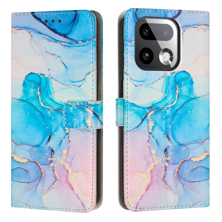 Painted Marble Pattern Leather Phone Case, For Realme P4 Power 5G, For Realme 16 5G, For Realme 16 Pro+ 5G, For Realme 16 Pro 5G, For Realme C85 5G / 15x 5G India, For Realme C85 Pro 4G, For Realme 15T 5G, For Realme Narzo 80 Lite 4G                   ...