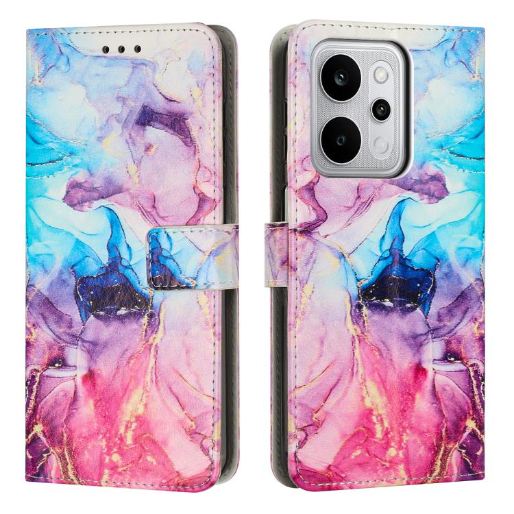 Painted Marble Pattern Leather Phone Case, For Realme P4 Power 5G, For Realme 16 5G, For Realme 16 Pro+ 5G, For Realme 16 Pro 5G, For Realme C85 5G / 15x 5G India, For Realme C85 Pro 4G, For Realme 15T 5G, For Realme Narzo 80 Lite 4G                   ...