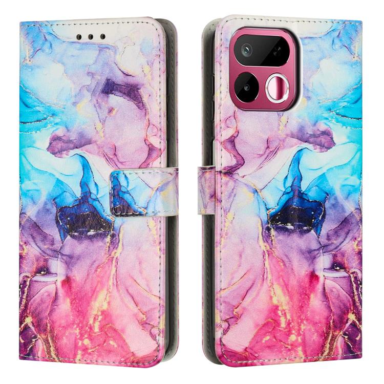 Painted Marble Pattern Leather Phone Case, For Realme 16T 5G, For Realme C100 / C100i / C100x 4G, For Realme P4 Power 5G, For Realme 16 5G, For Realme 16 Pro+ 5G, For Realme 16 Pro 5G, For Realme C85 5G / 15x 5G India, For Realme C85 Pro 4G            ...