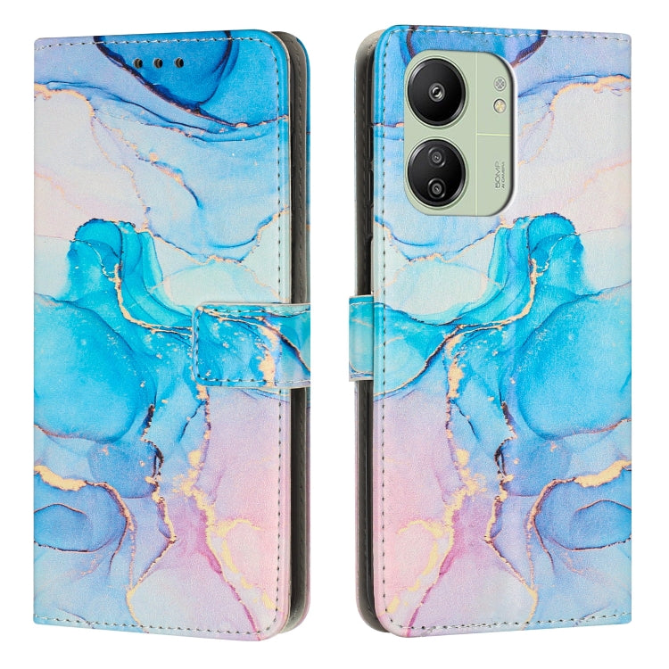 Painted Marble Pattern Leather Phone Case, For Redmi Note 13 Pro 4G, For Redmi Note 13 4G, For Redmi K70E, For Redmi Note 13 5G, For Redmi 13C 4G, For Redmi Note 13 Pro+, For Redmi Note 13 Pro 5G, For Redmi 12 4G / Redmi 12 5G / Note 12R               ...