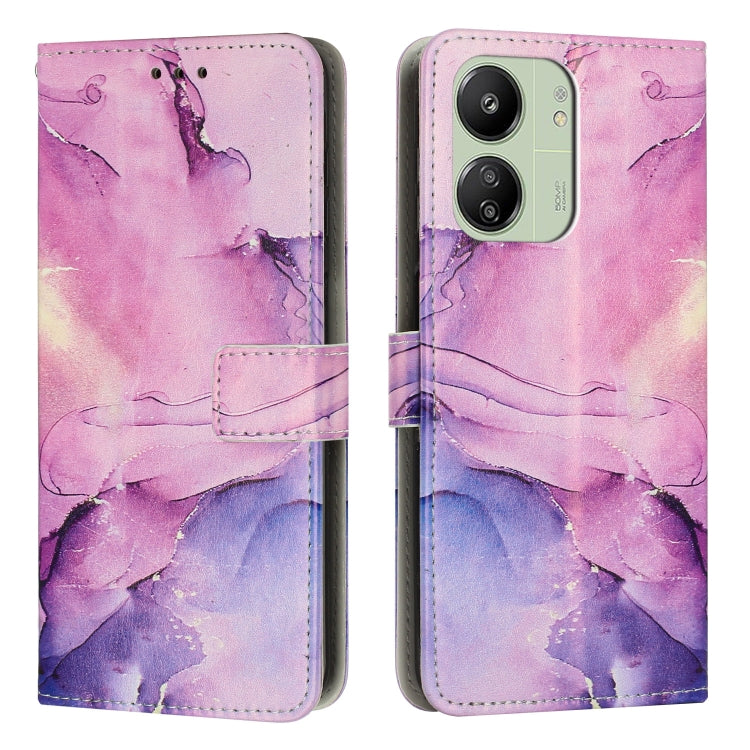 Painted Marble Pattern Leather Phone Case, For Redmi Note 13 Pro 4G, For Redmi Note 13 4G, For Redmi K70E, For Redmi Note 13 5G, For Redmi 13C 4G, For Redmi Note 13 Pro+, For Redmi Note 13 Pro 5G, For Redmi 12 4G / Redmi 12 5G / Note 12R               ...