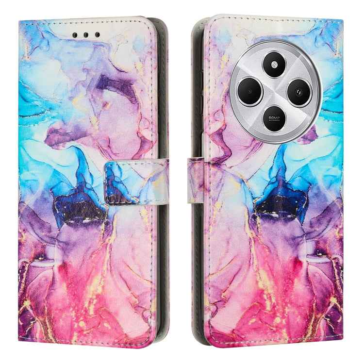 Painted Marble Pattern Leather Phone Case, For Redmi 14C 4G / A3 Pro, For Redmi Note 14 5G Global, For Redmi Note 14 Pro 5G Global, For Redmi K70 Pro / K70, For Redmi Note 13 Pro 4G, For Redmi Note 13 4G, For Redmi K70E, For Redmi Note 13 5G           ...