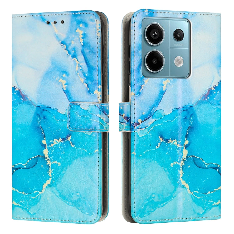Painted Marble Pattern Leather Phone Case, For Redmi Note 13 Pro 4G, For Redmi Note 13 4G, For Redmi K70E, For Redmi Note 13 5G, For Redmi 13C 4G, For Redmi Note 13 Pro+, For Redmi Note 13 Pro 5G, For Redmi 12 4G / Redmi 12 5G / Note 12R               ...