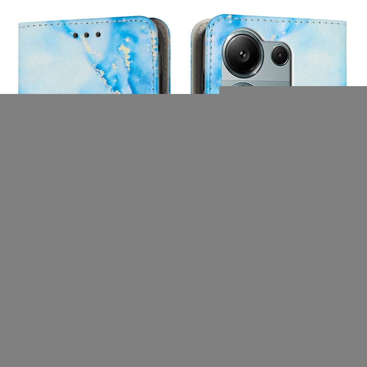 Painted Marble Pattern Leather Phone Case, For Redmi Note 13 Pro 4G, For Redmi Note 13 4G, For Redmi K70E, For Redmi Note 13 5G, For Redmi 13C 4G, For Redmi Note 13 Pro+, For Redmi Note 13 Pro 5G, For Redmi 12 4G / Redmi 12 5G / Note 12R               ...