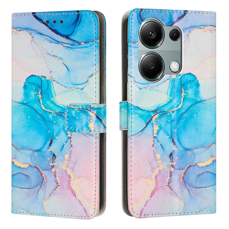 Painted Marble Pattern Leather Phone Case, For Redmi Note 13 Pro 4G, For Redmi Note 13 4G, For Redmi K70E, For Redmi Note 13 5G, For Redmi 13C 4G, For Redmi Note 13 Pro+, For Redmi Note 13 Pro 5G, For Redmi 12 4G / Redmi 12 5G / Note 12R               ...