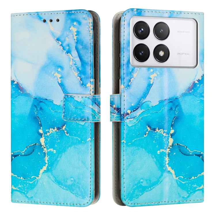 Painted Marble Pattern Leather Phone Case, For Redmi 14C 4G / A3 Pro, For Redmi Note 14 5G Global, For Redmi Note 14 Pro 5G Global, For Redmi K70 Pro / K70, For Redmi Note 13 Pro 4G, For Redmi Note 13 4G, For Redmi K70E, For Redmi Note 13 5G           ...