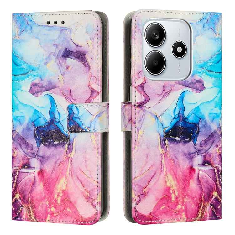 Painted Marble Pattern Leather Phone Case, For Redmi 14C 4G / A3 Pro, For Redmi Note 14 5G Global, For Redmi Note 14 Pro 5G Global, For Redmi K70 Pro / K70, For Redmi Note 13 Pro 4G, For Redmi Note 13 4G, For Redmi K70E, For Redmi Note 13 5G           ...