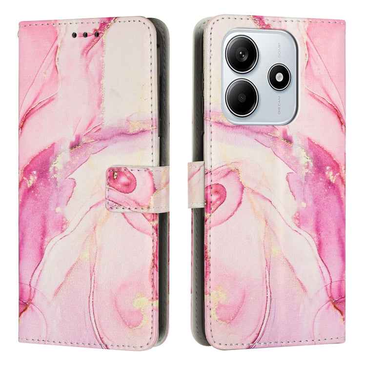 Painted Marble Pattern Leather Phone Case, For Redmi 14C 4G / A3 Pro, For Redmi Note 14 5G Global, For Redmi Note 14 Pro 5G Global, For Redmi K70 Pro / K70, For Redmi Note 13 Pro 4G, For Redmi Note 13 4G, For Redmi K70E, For Redmi Note 13 5G           ...