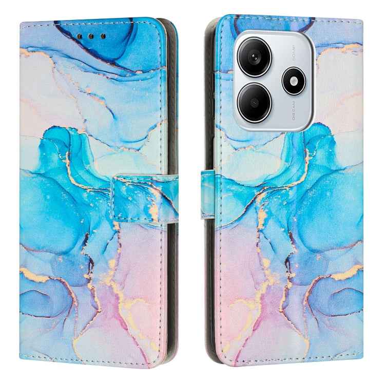 Painted Marble Pattern Leather Phone Case, For Redmi 14C 4G / A3 Pro, For Redmi Note 14 5G Global, For Redmi Note 14 Pro 5G Global, For Redmi K70 Pro / K70, For Redmi Note 13 Pro 4G, For Redmi Note 13 4G, For Redmi K70E, For Redmi Note 13 5G           ...