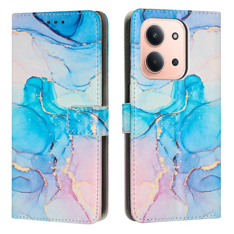 Painted Marble Pattern Leather Phone Case, For Redmi Note 15 Pro+ 5G Global 163.3mm, For Redmi Note 15 Pro 5G Global 163.6mm, For Redmi Note 15 5G Global 164mm, For Redmi 15C 5G / 4G EU 173mm / Poco C85 5G, For Redmi 15 5G Global / 15 4G SEA 169.5mm   ...