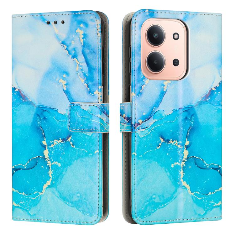 Painted Marble Pattern Leather Phone Case, For Redmi Note 15 Pro+ 5G Global 163.3mm, For Redmi Note 15 Pro 5G Global 163.6mm, For Redmi Note 15 5G Global 164mm, For Redmi 15C 5G / 4G EU 173mm / Poco C85 5G, For Redmi 15 5G Global / 15 4G SEA 169.5mm   ...