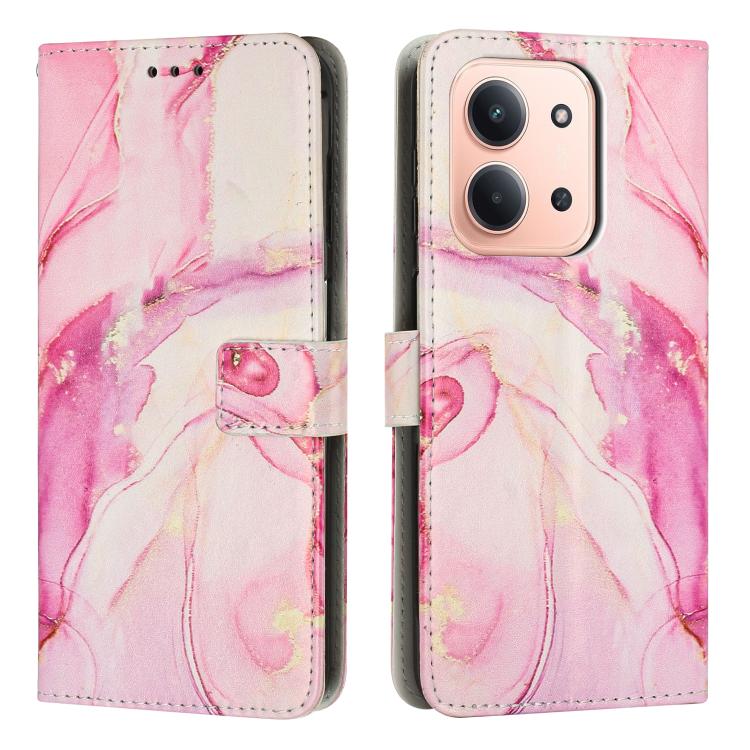 Painted Marble Pattern Leather Phone Case, For Redmi Note 15 Pro+ 5G Global 163.3mm, For Redmi Note 15 Pro 5G Global 163.6mm, For Redmi Note 15 5G Global 164mm, For Redmi 15C 5G / 4G EU 173mm / Poco C85 5G, For Redmi 15 5G Global / 15 4G SEA 169.5mm   ...
