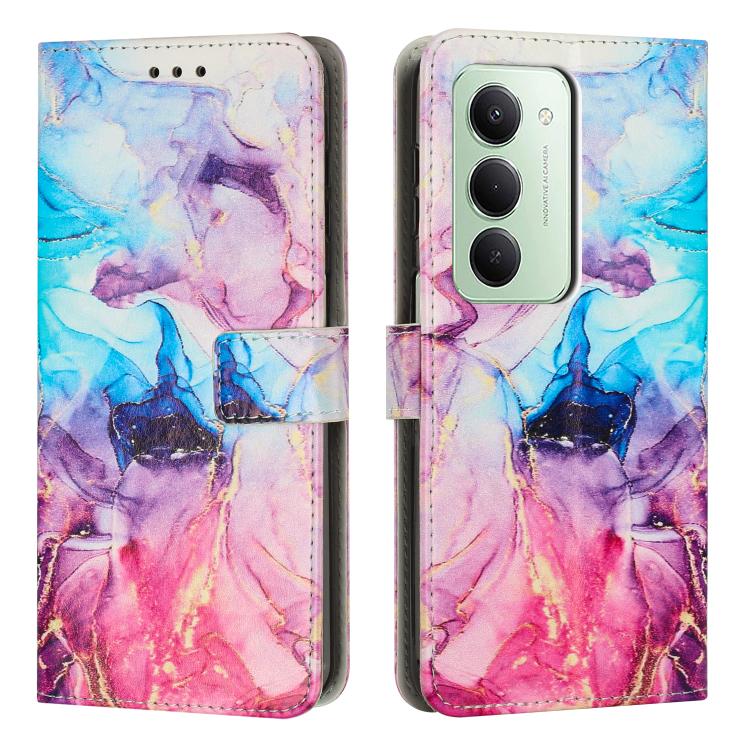 Painted Marble Pattern Leather Phone Case, For Redmi Note 15 Pro+ 5G Global 163.3mm, For Redmi Note 15 Pro 5G Global 163.6mm, For Redmi Note 15 5G Global 164mm, For Redmi 15C 5G / 4G EU 173mm / Poco C85 5G, For Redmi 15 5G Global / 15 4G SEA 169.5mm   ...