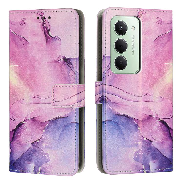 Painted Marble Pattern Leather Phone Case, For Redmi Note 15 Pro+ 5G Global 163.3mm, For Redmi Note 15 Pro 5G Global 163.6mm, For Redmi Note 15 5G Global 164mm, For Redmi 15C 5G / 4G EU 173mm / Poco C85 5G, For Redmi 15 5G Global / 15 4G SEA 169.5mm   ...
