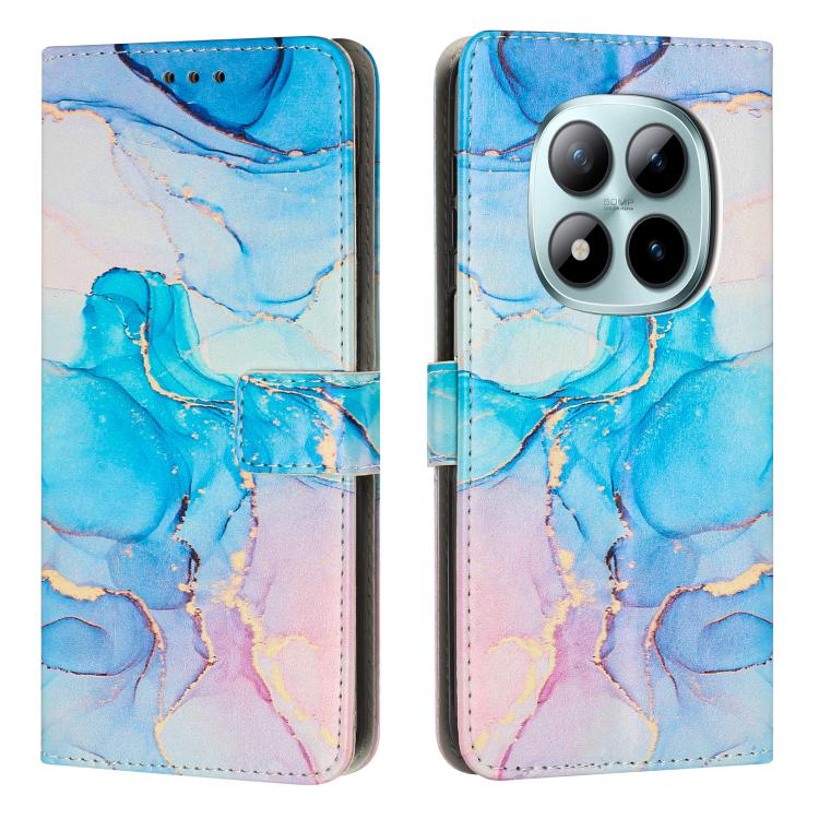 Painted Marble Pattern Leather Phone Case, For Redmi Turbo 5 Max / Poco X8 Pro Max 5G, For Redmi Turbo 5 / Poco X8 Pro 5G, For Redmi Note 15 Pro+ 5G Global 163.3mm, For Redmi Note 15 5G / 4G Global 164mm, For Redmi K90 Pro Max / Poco F8 Ultra          ...