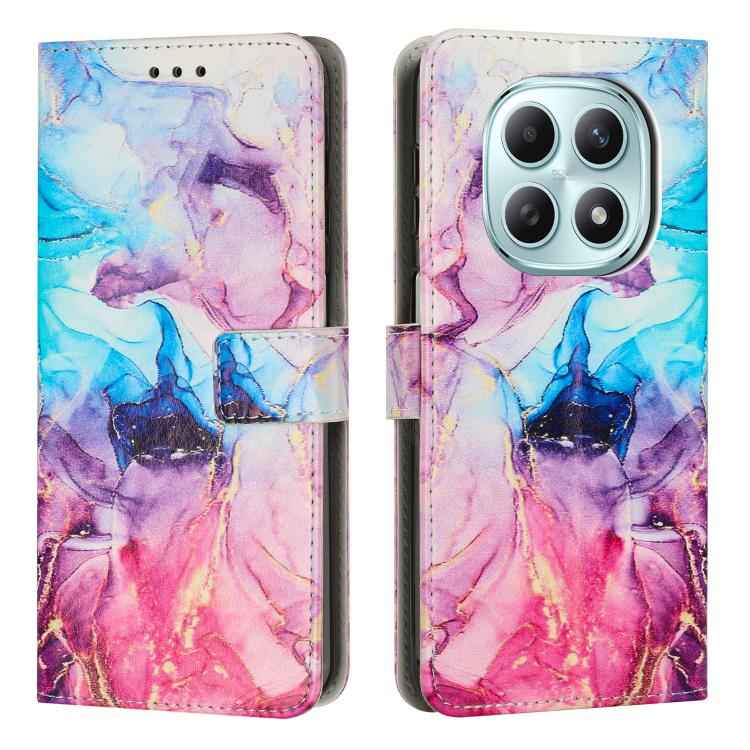 Painted Marble Pattern Leather Phone Case, For Redmi Note 15 Pro+ 5G Global 163.3mm, For Redmi Note 15 Pro 5G Global 163.6mm, For Redmi Note 15 5G Global 164mm, For Redmi 15C 5G / 4G EU 173mm / Poco C85 5G, For Redmi 15 5G Global / 15 4G SEA 169.5mm   ...