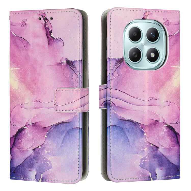 Painted Marble Pattern Leather Phone Case, For Redmi Note 15 Pro+ 5G Global 163.3mm, For Redmi Note 15 Pro 5G Global 163.6mm, For Redmi Note 15 5G Global 164mm, For Redmi 15C 5G / 4G EU 173mm / Poco C85 5G, For Redmi 15 5G Global / 15 4G SEA 169.5mm   ...