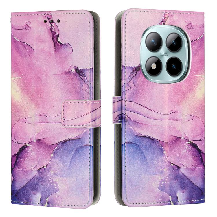 Painted Marble Pattern Leather Phone Case, For Redmi Turbo 5 Max / Poco X8 Pro Max 5G, For Redmi Turbo 5 / Poco X8 Pro 5G, For Redmi Note 15 Pro+ 5G Global 163.3mm, For Redmi Note 15 5G / 4G Global 164mm, For Redmi K90 Pro Max / Poco F8 Ultra          ...