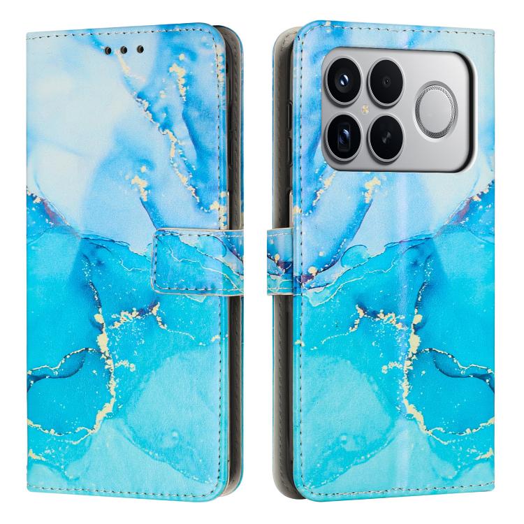 Painted Marble Pattern Leather Phone Case, For Redmi Turbo 5 Max / Poco X8 Pro Max 5G, For Redmi Turbo 5 / Poco X8 Pro 5G, For Redmi Note 15 Pro+ 5G Global 163.3mm, For Redmi Note 15 5G / 4G Global 164mm, For Redmi K90 Pro Max / Poco F8 Ultra          ...
