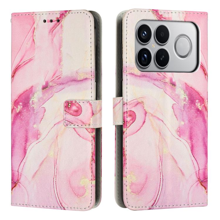 Painted Marble Pattern Leather Phone Case, For Redmi Turbo 5 Max / Poco X8 Pro Max 5G, For Redmi Turbo 5 / Poco X8 Pro 5G, For Redmi Note 15 Pro+ 5G Global 163.3mm, For Redmi Note 15 5G / 4G Global 164mm, For Redmi K90 Pro Max / Poco F8 Ultra          ...