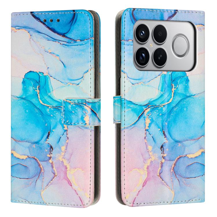 Painted Marble Pattern Leather Phone Case, For Redmi Turbo 5 Max / Poco X8 Pro Max 5G, For Redmi Turbo 5 / Poco X8 Pro 5G, For Redmi Note 15 Pro+ 5G Global 163.3mm, For Redmi Note 15 5G / 4G Global 164mm, For Redmi K90 Pro Max / Poco F8 Ultra          ...