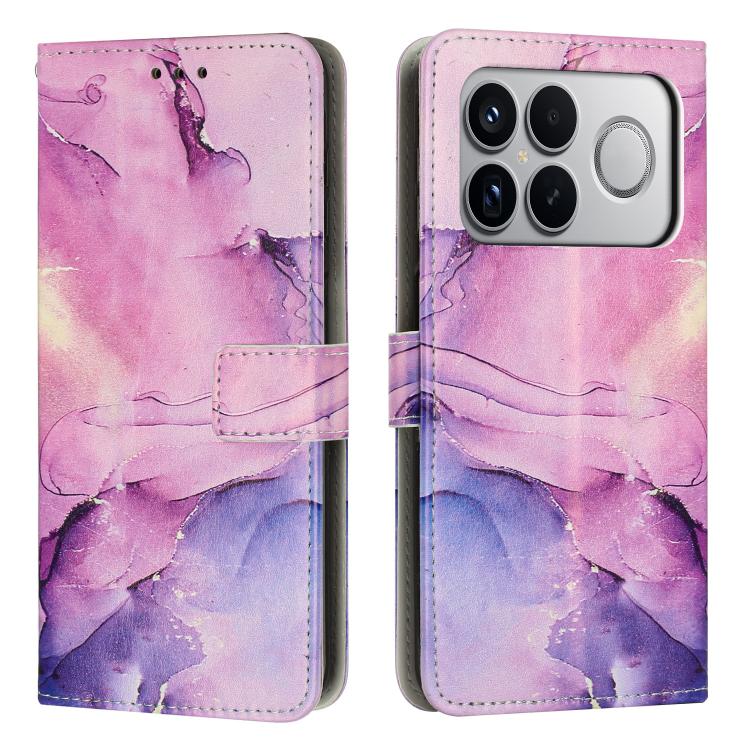 Painted Marble Pattern Leather Phone Case, For Redmi Turbo 5 Max / Poco X8 Pro Max 5G, For Redmi Turbo 5 / Poco X8 Pro 5G, For Redmi Note 15 Pro+ 5G Global 163.3mm, For Redmi Note 15 5G / 4G Global 164mm, For Redmi K90 Pro Max / Poco F8 Ultra          ...