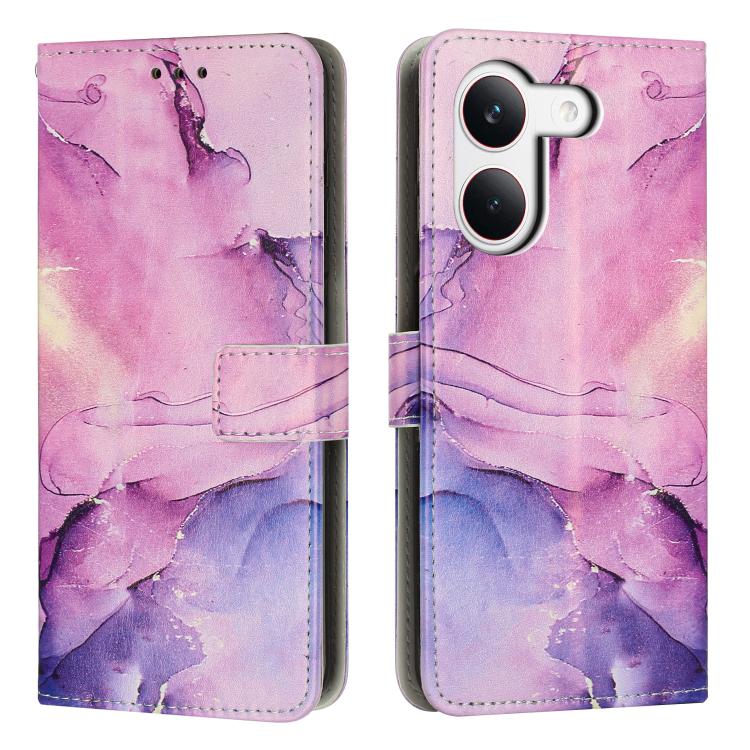 Painted Marble Pattern Leather Phone Case, For Redmi Turbo 5 Max / Poco X8 Pro Max 5G, For Redmi Turbo 5 / Poco X8 Pro 5G, For Redmi Note 15 Pro+ 5G Global 163.3mm, For Redmi Note 15 5G / 4G Global 164mm, For Redmi K90 Pro Max / Poco F8 Ultra          ...