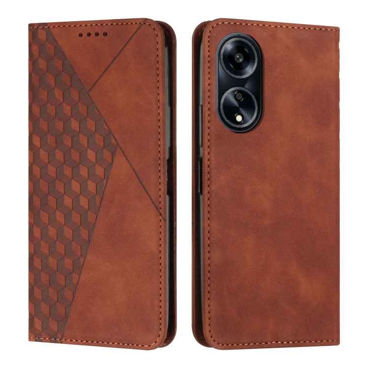 Diamond Splicing Skin Feel Magnetic Leather Phone Case, For OPPO A78 4G, For OPPO Reno10 Pro+, For OPPO A1 5G/A98/F23 5G, For OPPO A58 / A78, For OPPO A1 Pro/Reno8 T 5G Global, For OPPO A79 5G, For OPPO A59