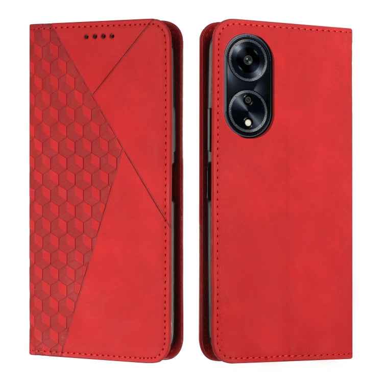 Diamond Splicing Skin Feel Magnetic Leather Phone Case, For OPPO A78 4G, For OPPO Reno10 Pro+, For OPPO A1 5G/A98/F23 5G, For OPPO A58 / A78, For OPPO A1 Pro/Reno8 T 5G Global, For OPPO A79 5G, For OPPO A59