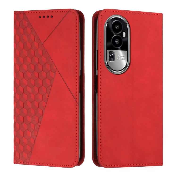 Diamond Splicing Skin Feel Magnetic Leather Phone Case, For OPPO Reno12 Pro Global, For OPPO Reno12 5G Global, For OPPO A3 Pro China, For OPPO A3 Pro Global, For OPPO Reno11 5G Global, For OPPO Reno11 Pro Global, For OPPO A38 / A18, For OPPO A58 4G    ...