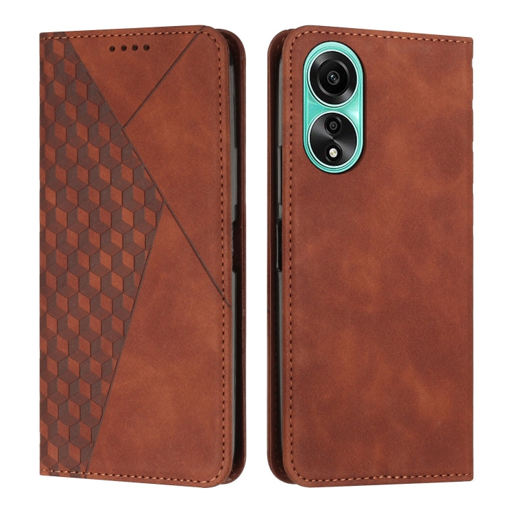 Diamond Splicing Skin Feel Magnetic Leather Phone Case, For OPPO Reno11 5G Global, For OPPO Reno11 Pro Global, For OPPO A38 / A18, For OPPO A58 4G, For OPPO Reno10 5G/Reno10 Pro 5G Global, For OPPO A78 4G, For OPPO Reno10 Pro+, For OPPO A1 5G/A98/F23 5...