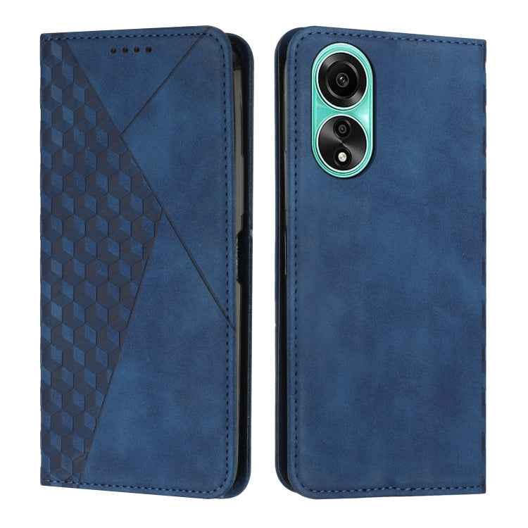 Diamond Splicing Skin Feel Magnetic Leather Phone Case, For OPPO Reno12 Pro Global, For OPPO Reno12 5G Global, For OPPO A3 Pro China, For OPPO A3 Pro Global, For OPPO Reno11 5G Global, For OPPO Reno11 Pro Global, For OPPO A38 / A18, For OPPO A58 4G    ...