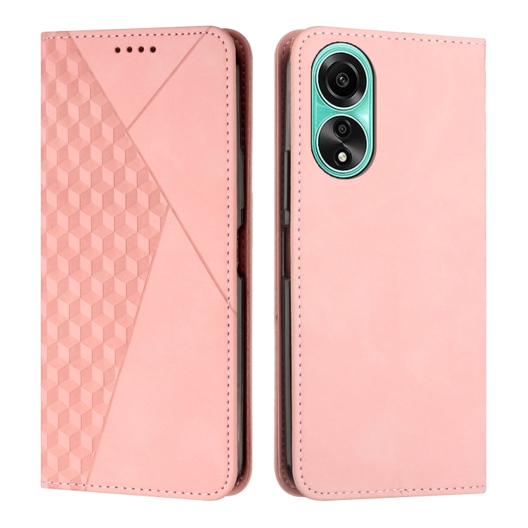 Diamond Splicing Skin Feel Magnetic Leather Phone Case, For OPPO Reno11 5G Global, For OPPO Reno11 Pro Global, For OPPO A38 / A18, For OPPO A58 4G, For OPPO Reno10 5G/Reno10 Pro 5G Global, For OPPO A78 4G, For OPPO Reno10 Pro+, For OPPO A1 5G/A98/F23 5...