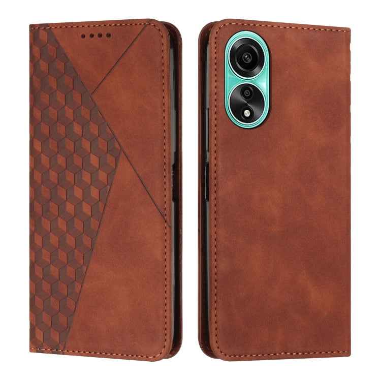 Diamond Splicing Skin Feel Magnetic Leather Phone Case, For OPPO A78 4G, For OPPO Reno10 Pro+, For OPPO A1 5G/A98/F23 5G, For OPPO A58 / A78, For OPPO A1 Pro/Reno8 T 5G Global, For OPPO A79 5G, For OPPO A59