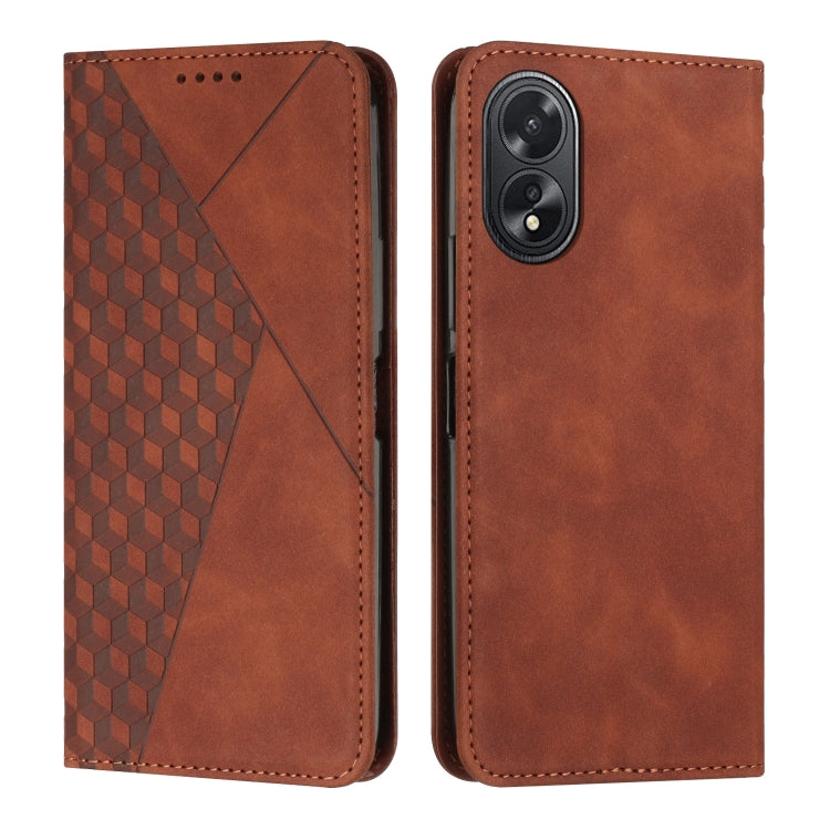 Diamond Splicing Skin Feel Magnetic Leather Phone Case, For OPPO Reno11 5G Global, For OPPO Reno11 Pro Global, For OPPO A38 / A18, For OPPO A58 4G, For OPPO Reno10 5G/Reno10 Pro 5G Global, For OPPO A78 4G, For OPPO Reno10 Pro+, For OPPO A1 5G/A98/F23 5...