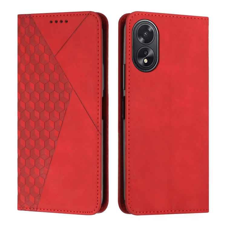 Diamond Splicing Skin Feel Magnetic Leather Phone Case, For OPPO Reno12 Pro Global, For OPPO Reno12 5G Global, For OPPO A3 Pro China, For OPPO A3 Pro Global, For OPPO Reno11 5G Global, For OPPO Reno11 Pro Global, For OPPO A38 / A18, For OPPO A58 4G    ...