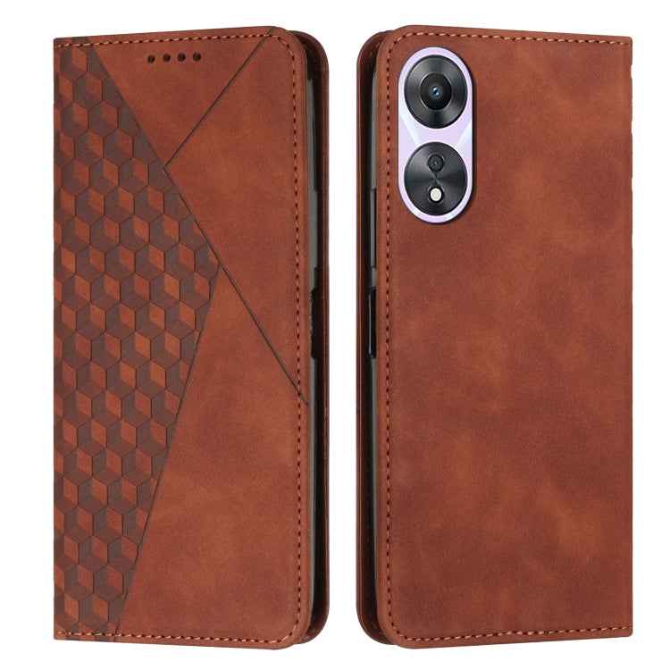 Diamond Splicing Skin Feel Magnetic Leather Phone Case, For OPPO A78 4G, For OPPO Reno10 Pro+, For OPPO A1 5G/A98/F23 5G, For OPPO A58 / A78, For OPPO A1 Pro/Reno8 T 5G Global, For OPPO A79 5G, For OPPO A59