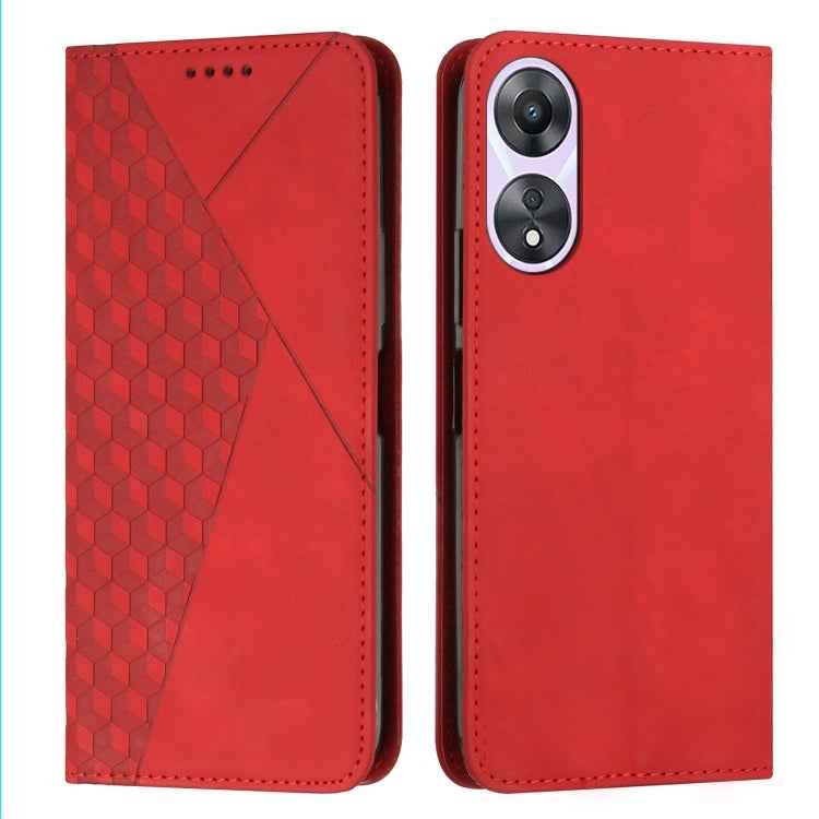 Diamond Splicing Skin Feel Magnetic Leather Phone Case, For OPPO A78 4G, For OPPO Reno10 Pro+, For OPPO A1 5G/A98/F23 5G, For OPPO A58 / A78, For OPPO A1 Pro/Reno8 T 5G Global, For OPPO A79 5G, For OPPO A59