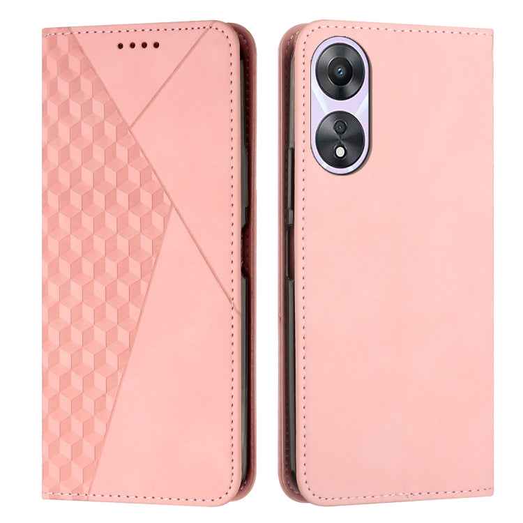 Diamond Splicing Skin Feel Magnetic Leather Phone Case, For OPPO A78 4G, For OPPO Reno10 Pro+, For OPPO A1 5G/A98/F23 5G, For OPPO A58 / A78, For OPPO A1 Pro/Reno8 T 5G Global, For OPPO A79 5G, For OPPO A59