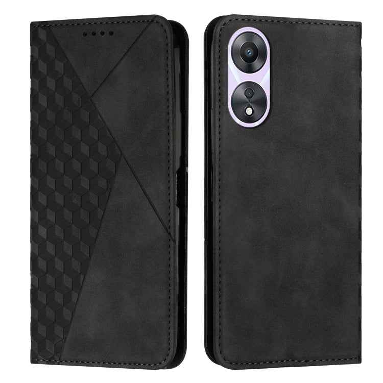 Diamond Splicing Skin Feel Magnetic Leather Phone Case, For OPPO A78 4G, For OPPO Reno10 Pro+, For OPPO A1 5G/A98/F23 5G, For OPPO A58 / A78, For OPPO A1 Pro/Reno8 T 5G Global, For OPPO A79 5G, For OPPO A59