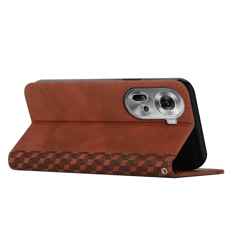 Diamond Splicing Skin Feel Magnetic Leather Phone Case, For OPPO Reno11 5G Global, For OPPO Reno11 Pro Global, For OPPO A38 / A18, For OPPO A58 4G, For OPPO Reno10 5G/Reno10 Pro 5G Global, For OPPO A78 4G, For OPPO Reno10 Pro+, For OPPO A1 5G/A98/F23 5...