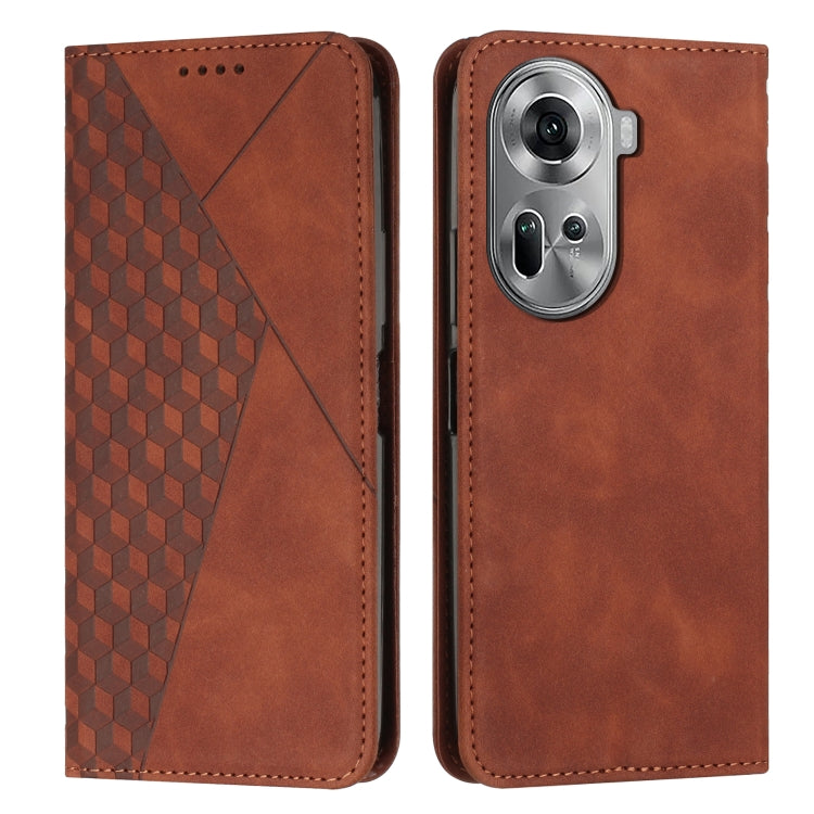 Diamond Splicing Skin Feel Magnetic Leather Phone Case, For OPPO A3 Pro China, For OPPO A3 Pro Global, For OPPO Reno11 5G Global, For OPPO Reno11 Pro Global, For OPPO A38 / A18, For OPPO A58 4G, For OPPO Reno10 5G/Reno10 Pro 5G Global, For OPPO A78 4G ...