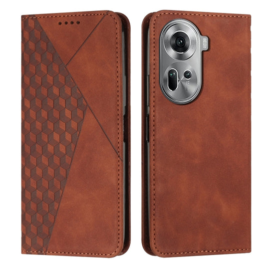 Diamond Splicing Skin Feel Magnetic Leather Phone Case, For OPPO Reno11 5G Global, For OPPO Reno11 Pro Global, For OPPO A38 / A18, For OPPO A58 4G, For OPPO Reno10 5G/Reno10 Pro 5G Global, For OPPO A78 4G, For OPPO Reno10 Pro+, For OPPO A1 5G/A98/F23 5...